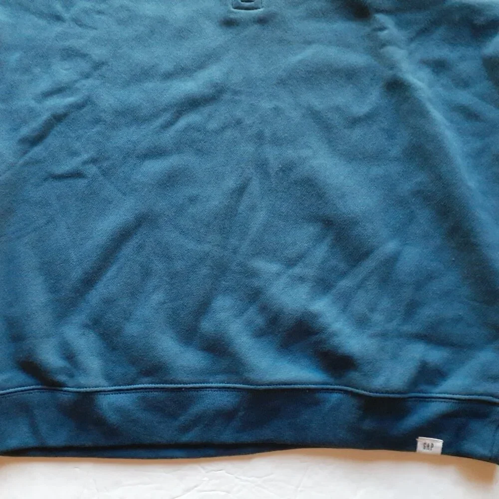 Gap Boys Sweatshirt Blue Quarter Zip Pullover XXL 14-16 New